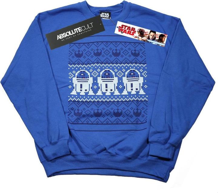 Star Wars Christmas R2D2 Fair Isle Sweatshirt