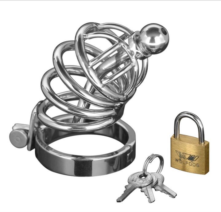 Actual product image Master Series 4 Ring Chasity Cage