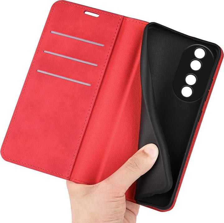 Actual product image Cover-Discount Honor 90 - Stand Flip Case Cover red (Honor 90)