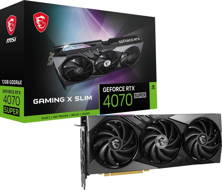 Produktbild MSI GeForce RTX 4070 SUPER GAMING X SLIM (12 GB)