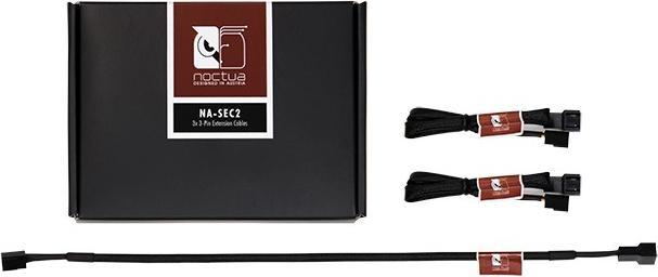 Actual product image Noctua NA-SEC2 extension cable set for 3-pin fan