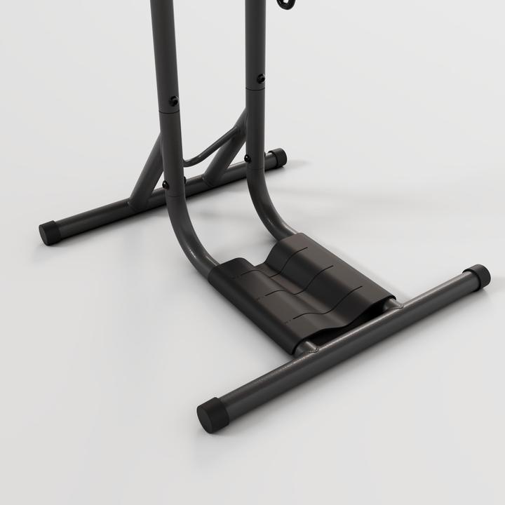 Actual product image Decathlon Boden-Montageständer 1 Fahrrad 2-in-1 schwarz