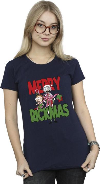 Immagine prodotto Rick And Morty Merry Rickmas Maglietta Donna (XXL)