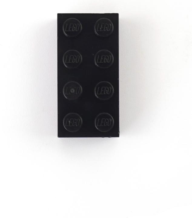 Produktbild LEGO 50x Basic Steine 2x4 - Classic 3001 - Schwarz (3001, LEGO Zubehör)