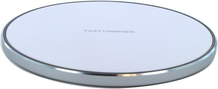 Image du produit cyoo Basic Wireless Lade Pad - Blanc - Chargeur Qi standard sans fil inductif (10 W)