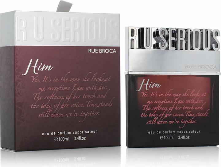 Actual product image Rue Broca R U Serious Him by Eau de Parfum Spray 100 ml (Eau de parfum, 100 ml)