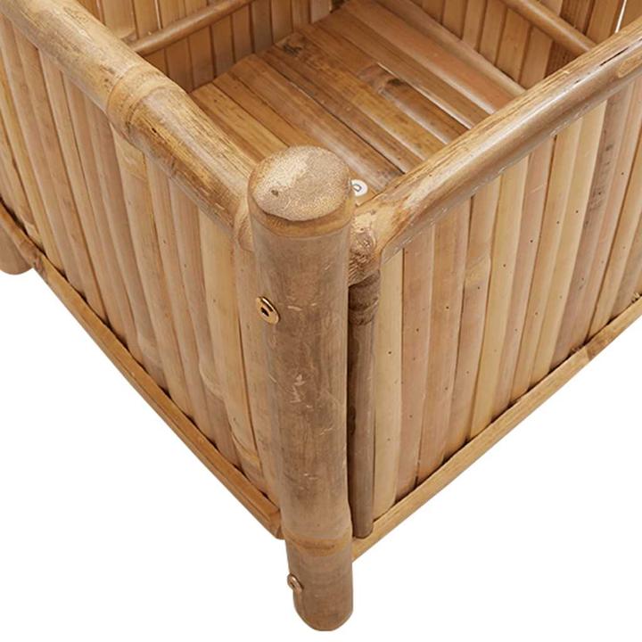 Image du produit VidaXL Bac à plantes surélevé Bac à plantes potager Bac à fleurs Jardin Bambou
