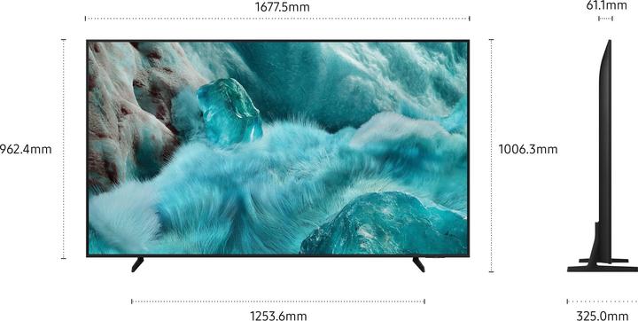 Actual product image Samsung QE75Q7F (75", Q7F, QLED, 4K, 2025)