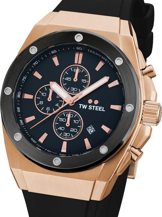 Produktbild TW-Steel CE4103 CEO Tech Chronograph Herrenuhr 44mm 10ATM (Chronograph, 44 mm)