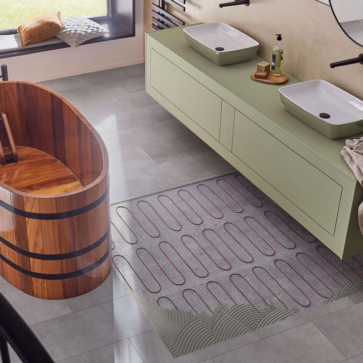 Actual product image AEG Haustechnik Electric underfloor heating, complete set 1 m², 200 W/m², Turbo Thermo Floor TBS TC 200/1 Set Plus