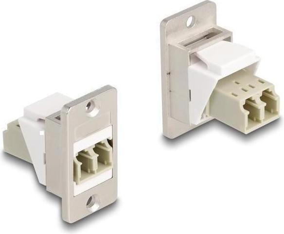 Actual product image Delock Panel Mount Keystone Module LWL LC Duplex socket to Bu (Keystone module)