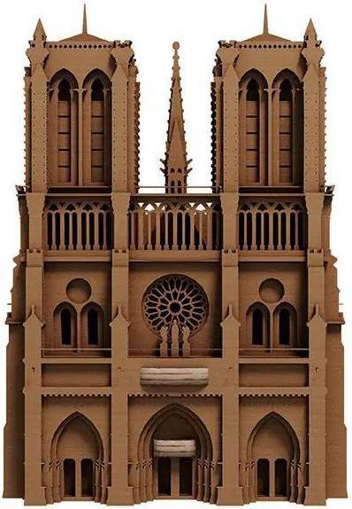 Actual product image Cartonic Notre-Dame de Paris - 3D cardboard model