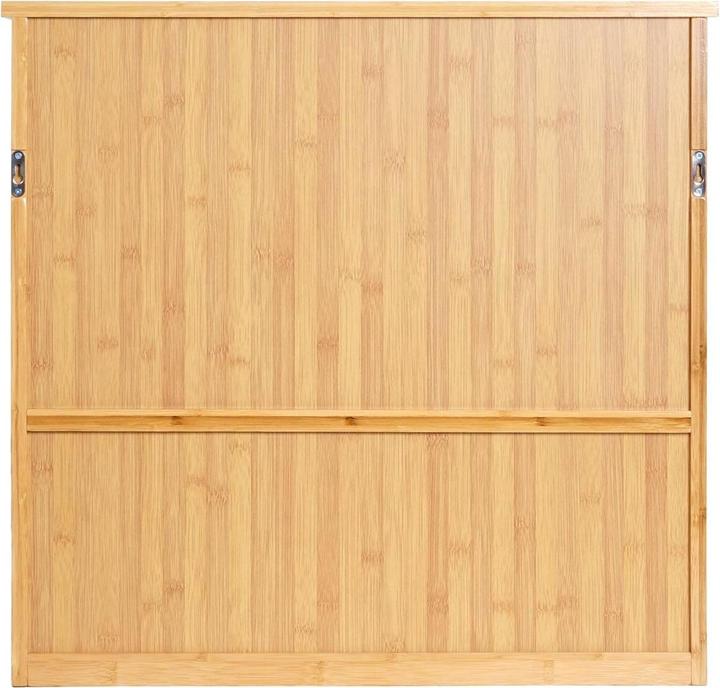 Actual product image Mendler Mirror cabinet HWC-B18, bamboo 62x66x15cm (62 x 66 x 15 cm)