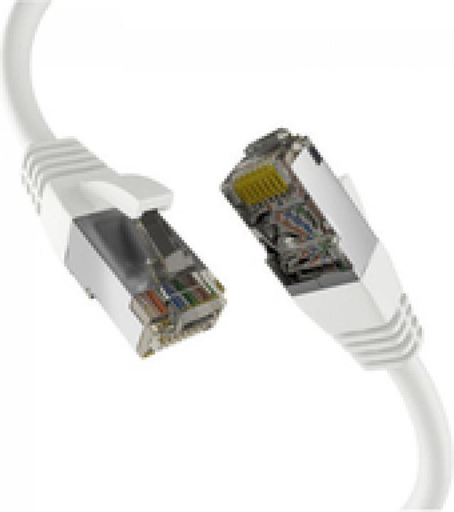 Immagine prodotto M-Cab CAVO PATCH CAT8.1 BIANCO DA 10 METRI (S/FTP, CAT8.1, 10 m)