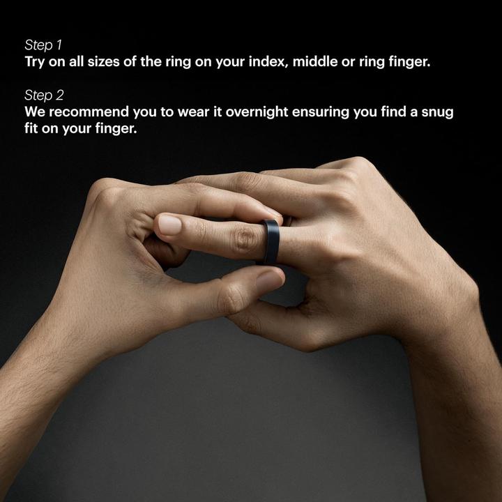 Actual product image Ultrahuman Ring Air Sizing Kit size 5- 14 colouri