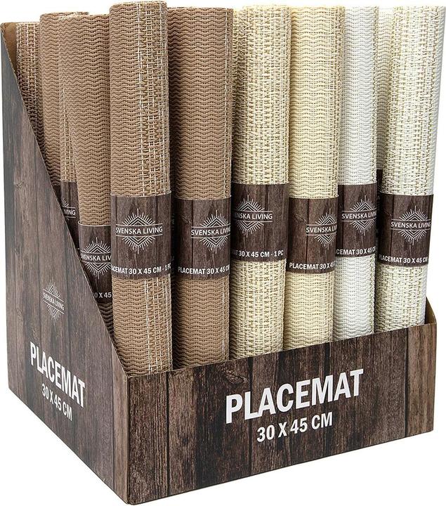 Placemat polyester assorted (36 x)