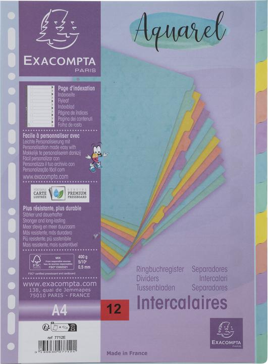 Image du produit Exacompta Intercalaires
