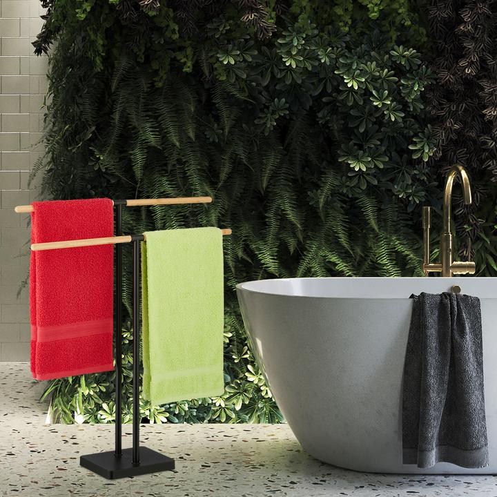 Actual product image Relaxdays Towel rail