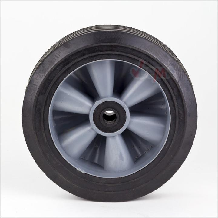 Actual product image Dema Rad Ersatzrad m. PVC Felge ØxB: 14,2x7 cm + Vollgummireifen f. Holzspalter 61963