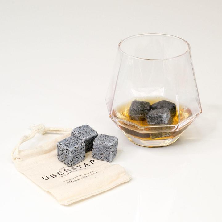 Produktbild Uberstar Whisky Steine 6er Set mit Beutel (Whisky Steine)