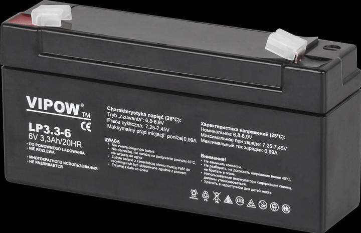 Produktbild Vipow Lead acid battery 6V 3.3Ah (1 Stk., Gerätespezifisch, 3300 mAh)
