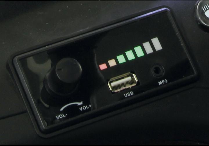Actual product image Jamara Electronics Ride-on Mercedes-AMG CLA 45 for sound