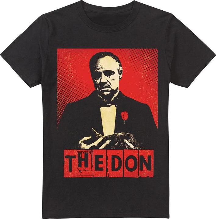 Actual product image The Godfather Mens Don Vito Corleone Pop Art T-Shirt (L)