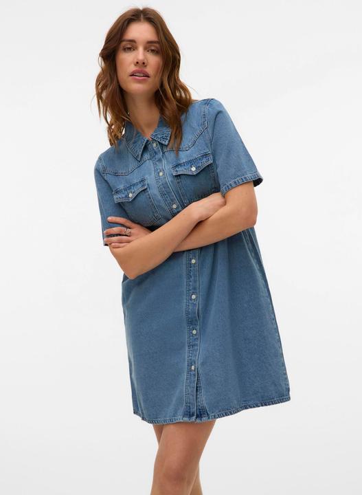 Produktbild Vero Moda VMAUSTIN Kurzes Kleid Jeanskleid (L)