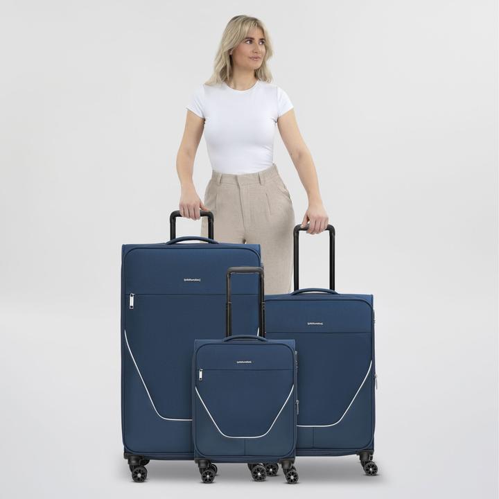 Produktbild Stratic taska 4-Rollen Kofferset 3tlg. mit Dehnfalte (233 l, XL (ab 115l))