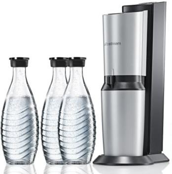 SodaStream Crystal titan&silver Megapack