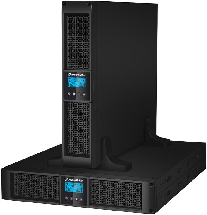 Actual product image Powerwalker VI 1500 RT HID 1500VA 1350W Line-Interactive UPS Tower/Rack AVR LCD Pure Sine Wave SNMP Slot (1500 VA, 1350 W, Line-interactive UPS)