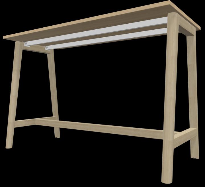 Actual product image Narbutas Nova Wood high table (160 x 70 x 105 cm)