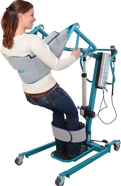 Produktbild AKS Zielonka Mini-DualoPatientenlifter aktiv Aufstehlifter mit Trittbrett/Schienbeinstütze
