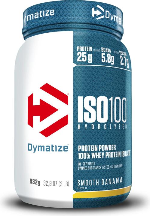 Immagine prodotto Dymatize Iso 100 (Banana liscia, 1 pz., 932 g)