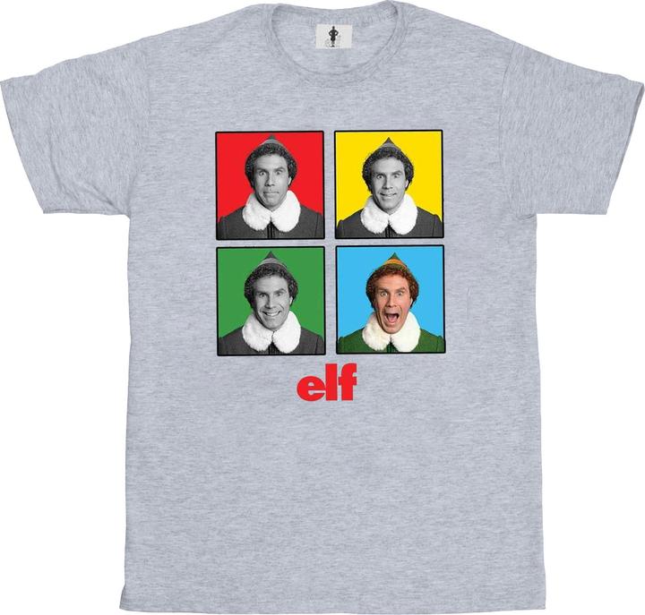 Actual product image Elf Mens Four Faces T-Shirt (XXL)