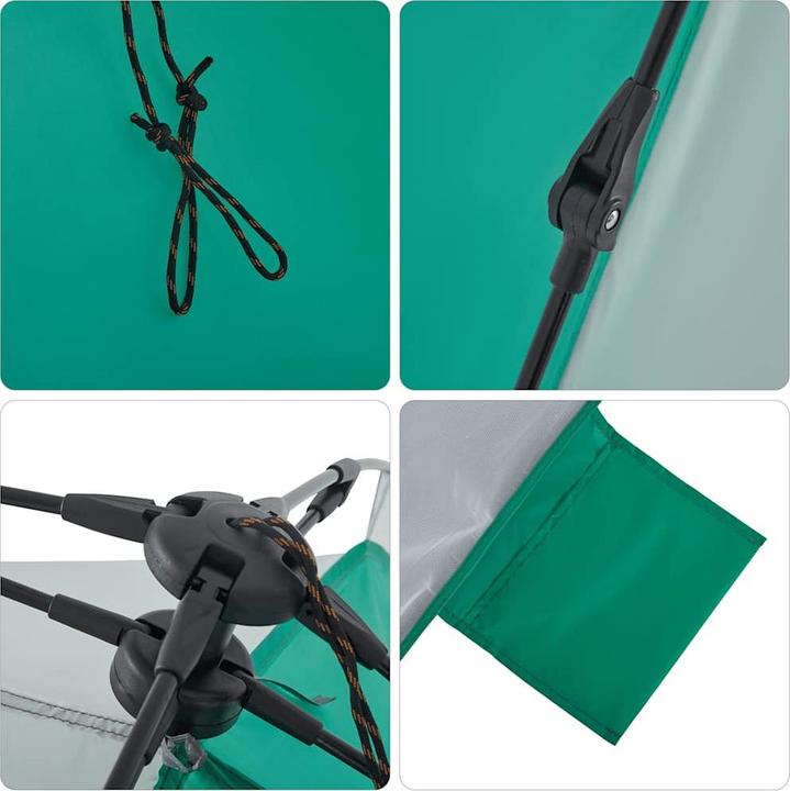 Actual product image VidaXL Beach tent Sea green Quick Release Waterproof (beach tent, 1.10 kg)