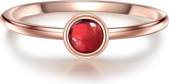Produktbild Glanzstücke München Damen Sterling Silber Granat roségold - 11094 (50, 925 Silber)