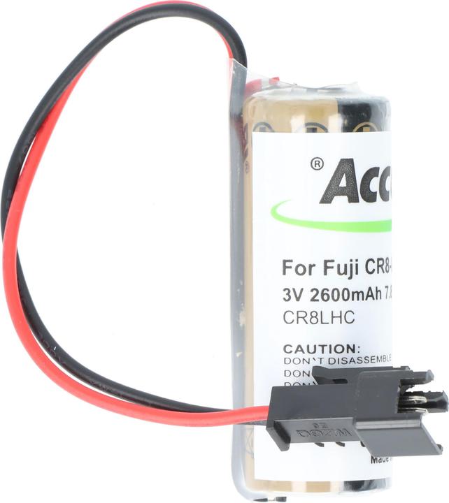 Immagine prodotto AccuCell Batterie CR8LHC für Fuji CR8-LHC, FDK CR8.L, CR8.LHC, THP3053 (1 pz., CR17450, 2600 mAh)