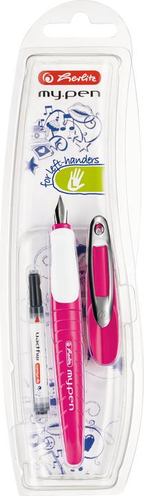 Produktbild Herlitz Schulfüllhalter my.pen L-Feder /weiss (Pink/Weiss, 1 x)