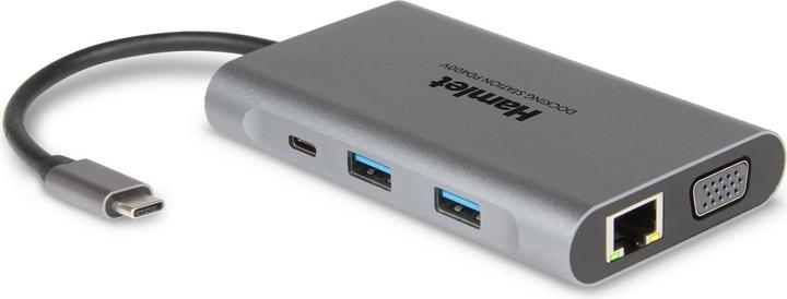 Actual product image Hamlet HDKC-PD400V port replicator and docking station for notebooks Wired USB 3.2 Gen 1 (3.1 Ge (USB-C)