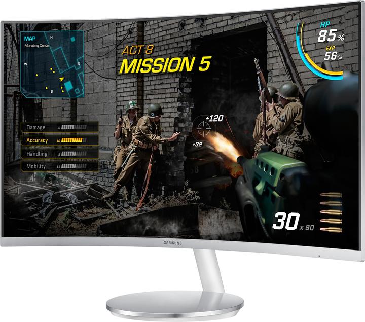 Actual product image Samsung C27f591fd (1920 x 1080 pixels, 27")