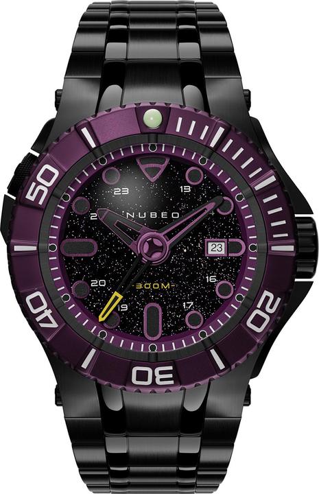 Produktbild Nubeo NB-6054-22 Herrenuhr Manta Automatik 54mm 30ATM (Taucheruhr, Lünette drehbar links, 54 mm)