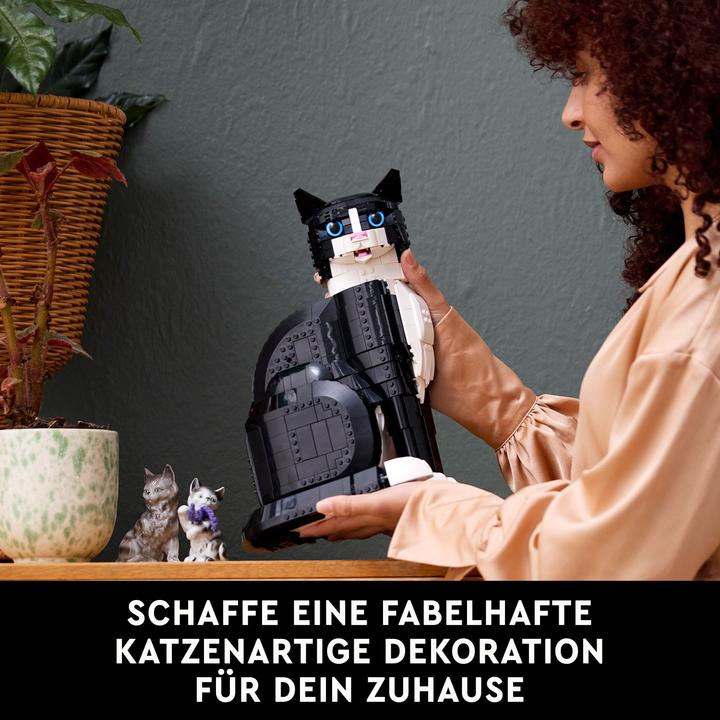 Produktbild LEGO Schwarz-weisse Katze (21349, LEGO Seltene Sets, LEGO Ideas)