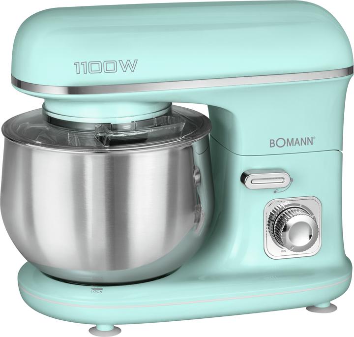 Produktbild Bomann KM 6030 CB Küchenmaschine Mintfarbe (1100 W)