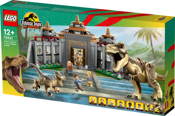 Actual product image LEGO Attack of the T. rex and the raptor on the visitor centre (76961, LEGO Jurassic World)
