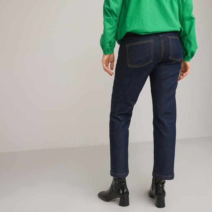 Actual product image La Redoute Collections Straight maternity jeans with high stretch insert at waistband (40)