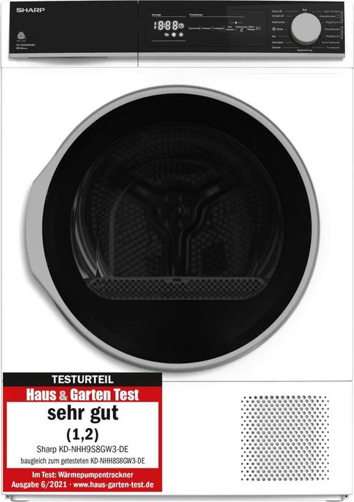 Sharp KD-NHH8S8GW3-DE (8 kg, Right)