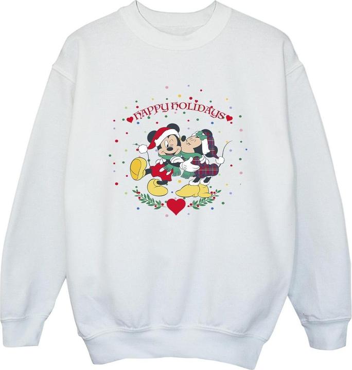 Disney Mickey Mouse Mickey Minnie Christmas Sweatshirt Mädchen