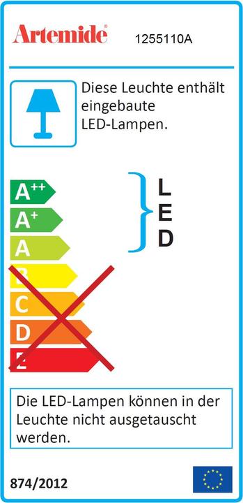 Energie-Label Artemide Pirce Mini LED Soffitto (3313 lm)