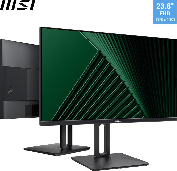 Actual product image MSI 24" PRO MP245PG Pro flat rate TFT 1920x1080 FHD 4ms (1920 x 1080 pixels, 23.80")